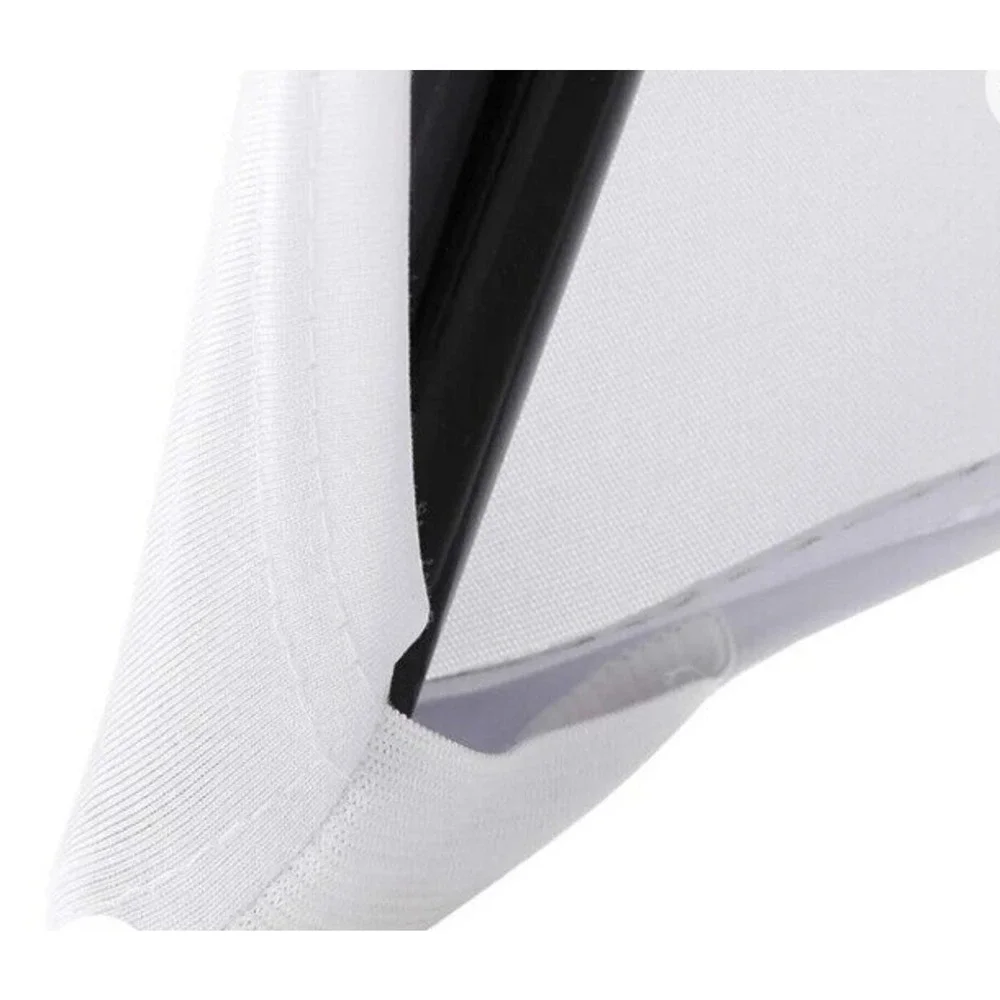 White Spandex chair covers, pack of 20 chair covers, white